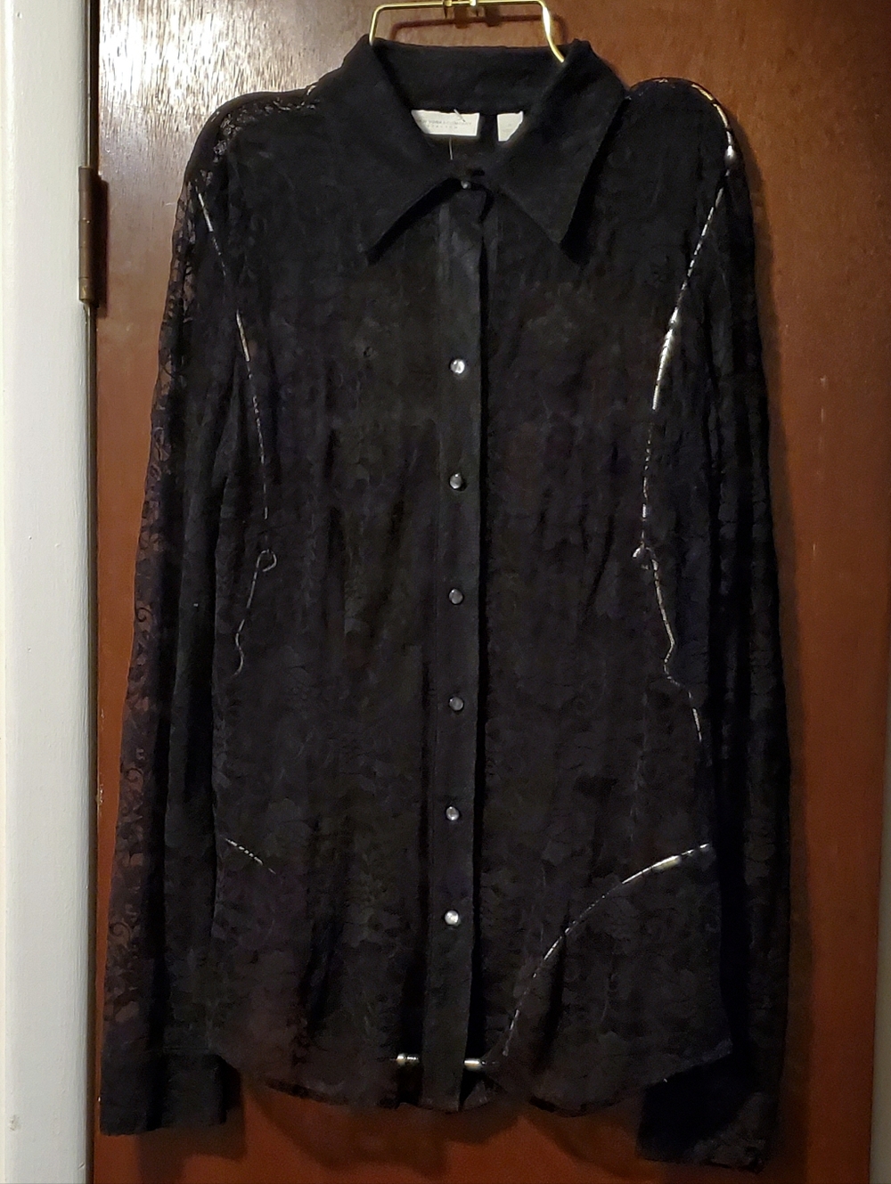 90s NY&Co lace shirt